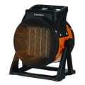 Ventiliatorius su keraminiu šildymo elementu 1000/2000W/230V oranžinis/juodas