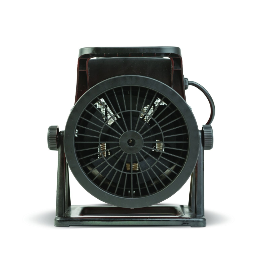 Ventiliatorius su keraminiu šildymo elementu 1000/2000W/230V oranžinis/juodas