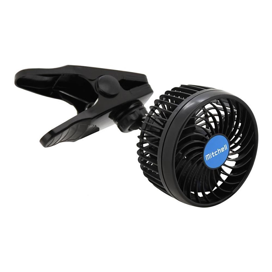 Ventiliatorius su segtuku USB 4W/5V juodas