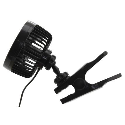 Ventiliatorius su segtuku USB 4W/5V juodas