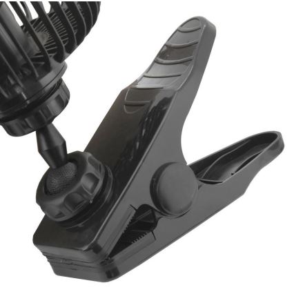 Ventiliatorius su segtuku USB 4W/5V juodas
