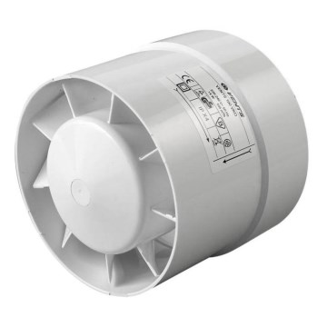Ventiliatorius VENTS 125 VKO vamzdynas 12,5cm
