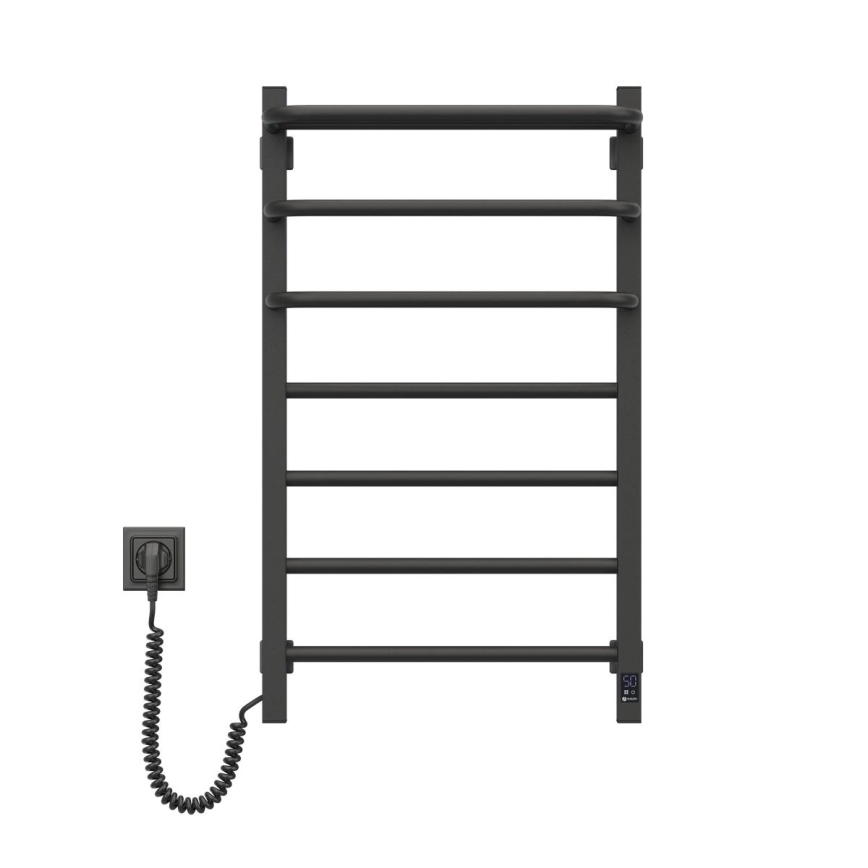Vertaduro - Elektrinis rankšluosčių džiovintuvas su termostatu DOR 155W/230V 80x48 cm IP44 juodas kairinis