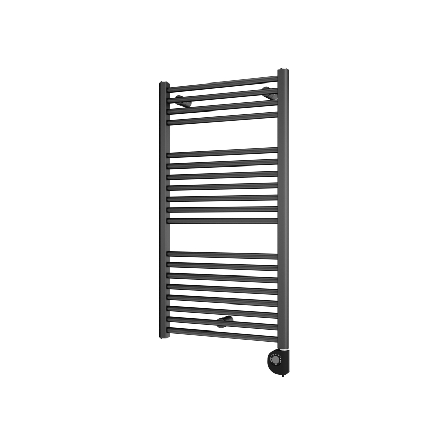 Vertaduro - Vonios kambario radiatorius su termostatu DENISE 400W 94x50 cm antracito spalva