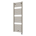 Vertaduro - Vonios kambario radiatorius su termostatu DENISE, 600 W, 154 x 50 cm, taupe