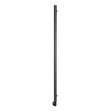 Vertaduro - Vonios kambario radiatorius su termostatu ERDA 400W 180x5 cm antracitas