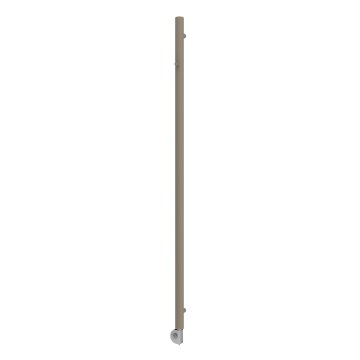 Vertaduro - vonios kambario radiatorius su termostatu ERDA 400W 180x5 cm, smėlio spalvos