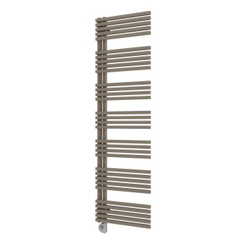 Vertaduro - Vonios kambario radiatorius su termostatu MICHELLE 900W 177x50 cm taupe spalvos