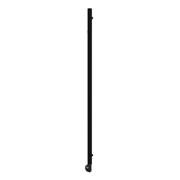 Vertaduro - Vonios radiatorius su termostatu ERDA 400W 180x5 cm juodas