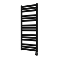 Vertaduro - vonios radiatorius su termostatu LUCY 600W 125x50 cm juodas