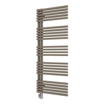 Vertaduro - Vonios radiatorius su termostatu MICHELLE 600W 129x50 cm rudos pilkos spalvos
