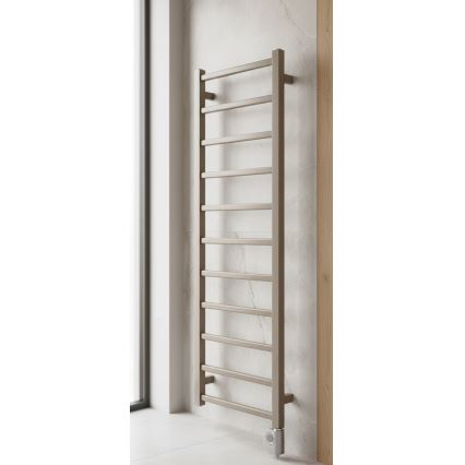 Vertaduro - Vonios radiatorius su termostatu ZOE 400W 114x40 cm taupe