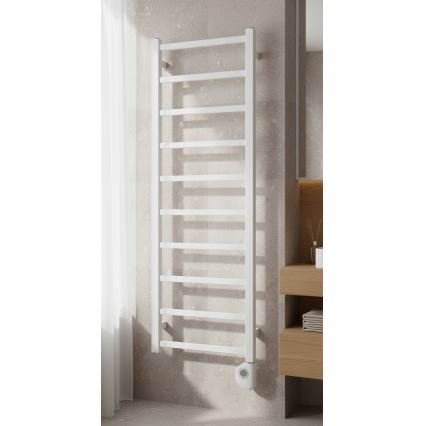 Vertaduro - vonios radiatorius ZOE su termostatu, 400W, 114x40 cm, balta