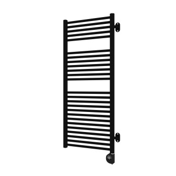 Vertaduro - Vonios rankšluosčių džiovintuvas su termostatu MEG 600 W 118 x 50 cm juodas