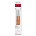 Victorinox - daržovių peilių rinkinys SWISS CLASSIC, 10 cm, 2 vnt., oranžinis