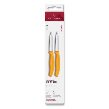 Victorinox - Daržovių peilių rinkinys SWISS CLASSIC, 8 cm, 2 vnt., geltonas