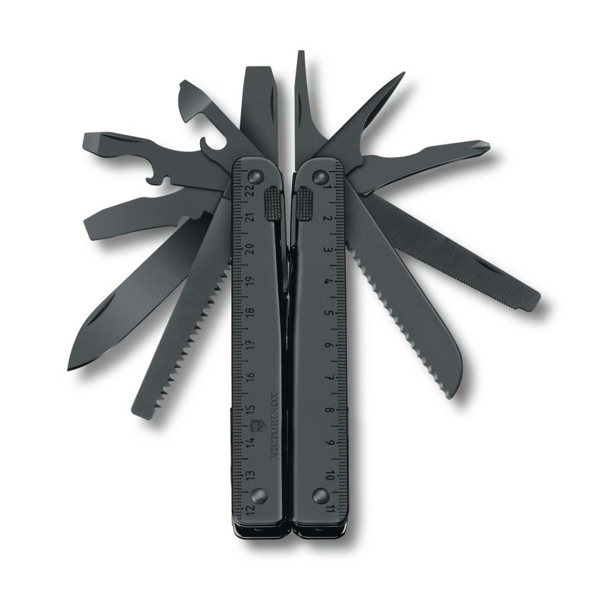 Victorinox - Daugiafunkcinės kišeninės replės 11,5 cm/27 funkcijos juodos