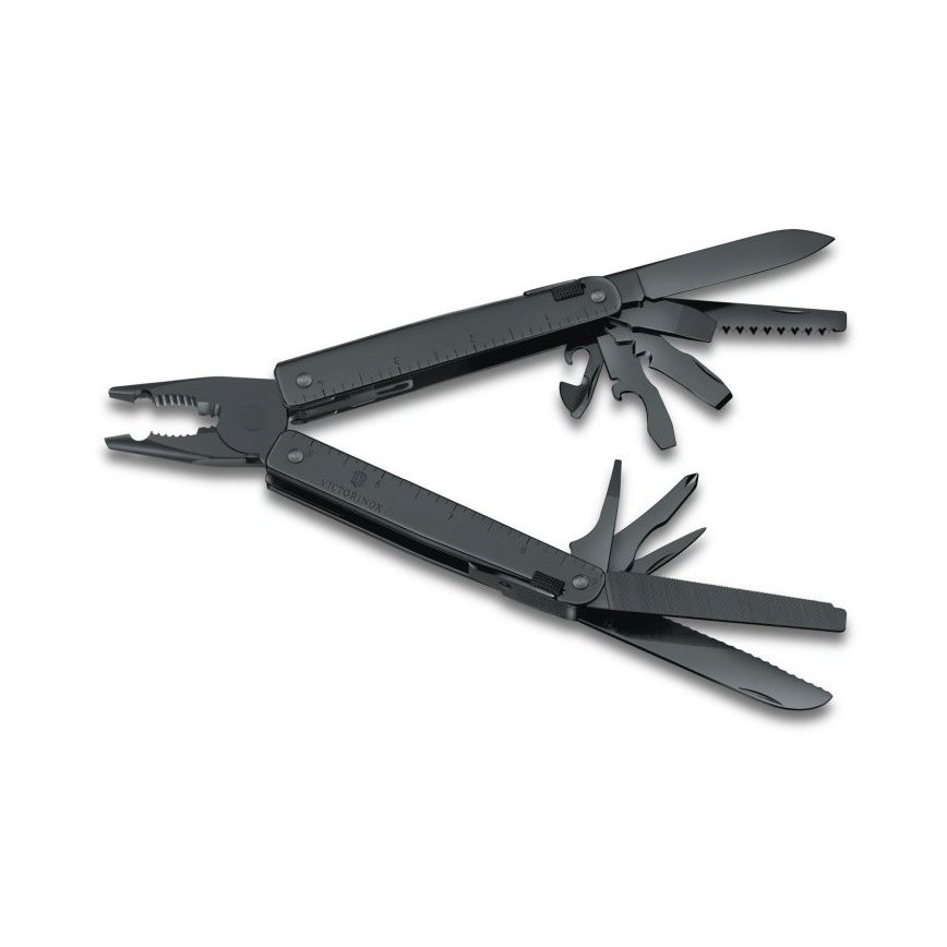Victorinox - Daugiafunkcinės kišeninės replės 11,5 cm/27 funkcijos juodos