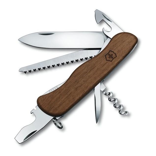 Victorinox - Daugiafunkcis kišeninis peilis 11,1 cm/10 funkcijų medis