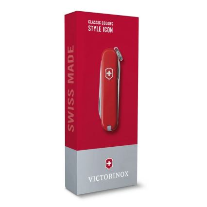 Victorinox - Daugiafunkcis kišeninis peilis 5,8 cm/7 funkcijų raudonas