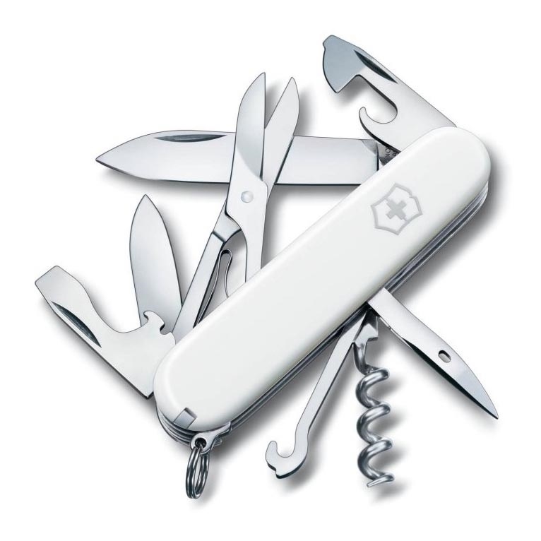 Victorinox - Daugiafunkcis kišeninis peilis 9,1 cm/14 funkcijų baltas