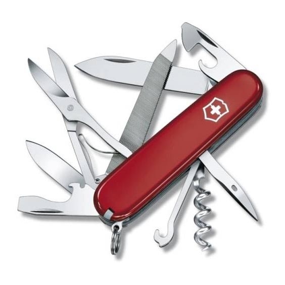 Victorinox - Daugiafunkcis kišeninis peilis 9,1 cm/18 funkcijų raudonas