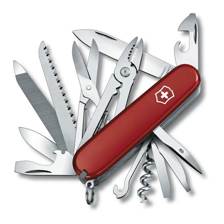 Victorinox - Daugiafunkcis kišeninis peilis 9,1 cm/24 funkcijos raudonas