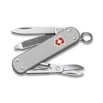 Victorinox - Daugiafunkcis kišeninis peilis CLASSIC ALOX 5,8 cm/5 funkcijos sidabras