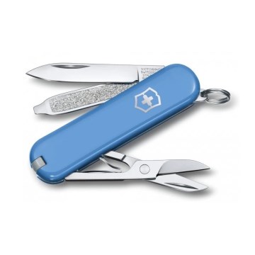 Victorinox - Daugiafunkcis kišeninis peilis CLASSIC SD 5,8 cm/7 funkcijos šviesiai mėlyna