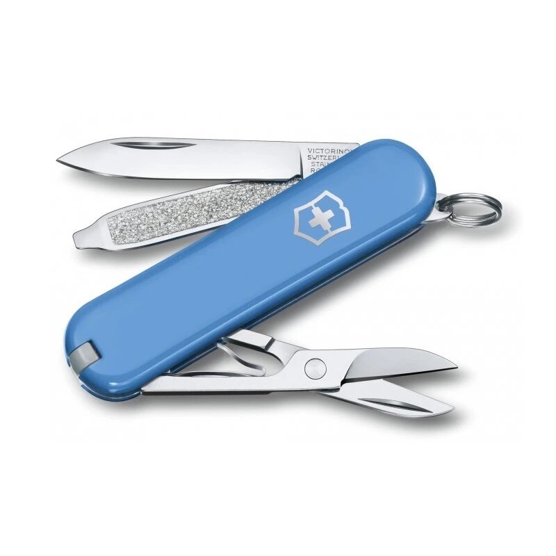 Victorinox - Daugiafunkcis kišeninis peilis CLASSIC SD 5,8 cm/7 funkcijos šviesiai mėlyna