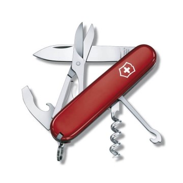Victorinox - Daugiafunkcis kišeninis peilis COMPACT 9,1 cm/15 funkcijos raudona