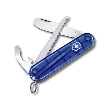 Victorinox - Daugiafunkcis kišeninis peilis MY FIRST VICTORINOX 8,4 cm/8 funkcijos mėlyna