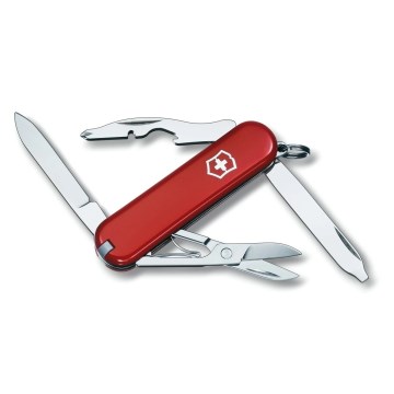 Victorinox - Daugiafunkcis kišeninis peilis RAMBLER 5,8 cm/10 funkcijos raudona