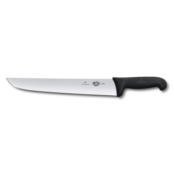 Victorinox - FIBROX mėsininko peilis, 31 cm, juodas