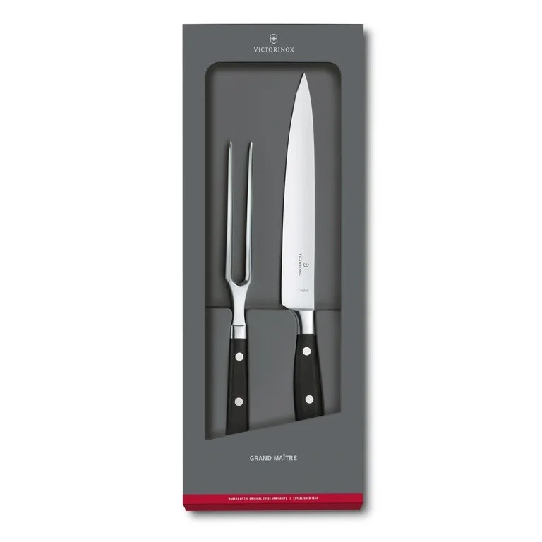 Victorinox - GRAND MAITRE 2 dalių pjaustymo rinkinys, juodas