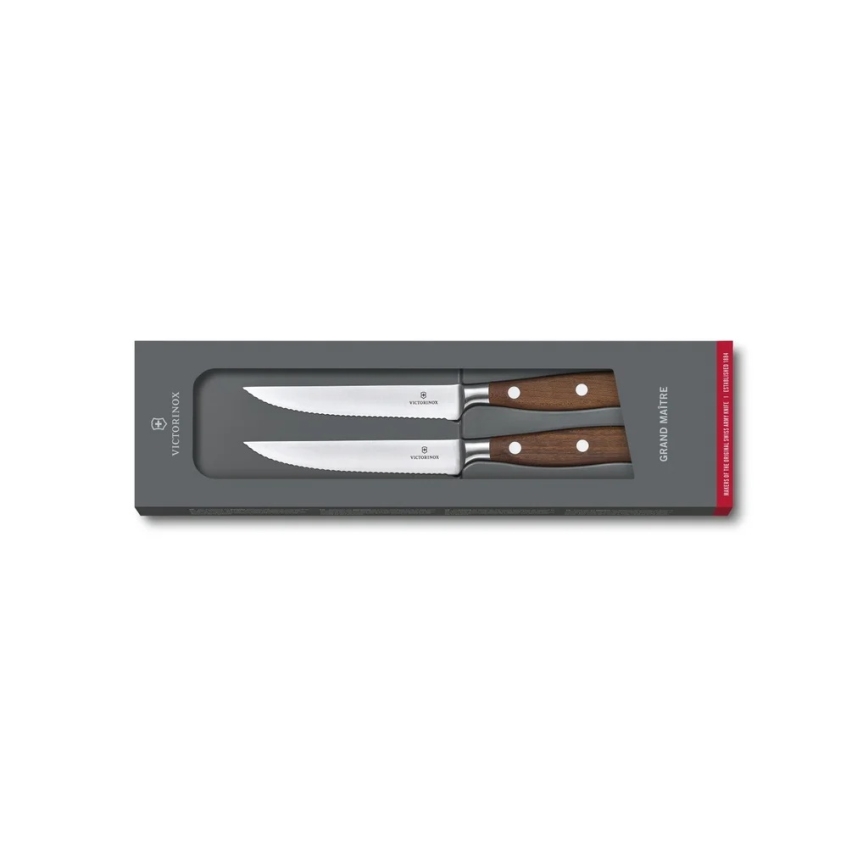Victorinox - Kepsnių peilių rinkinys GRAND MAITRE 12 cm 2 vnt klevo mediena