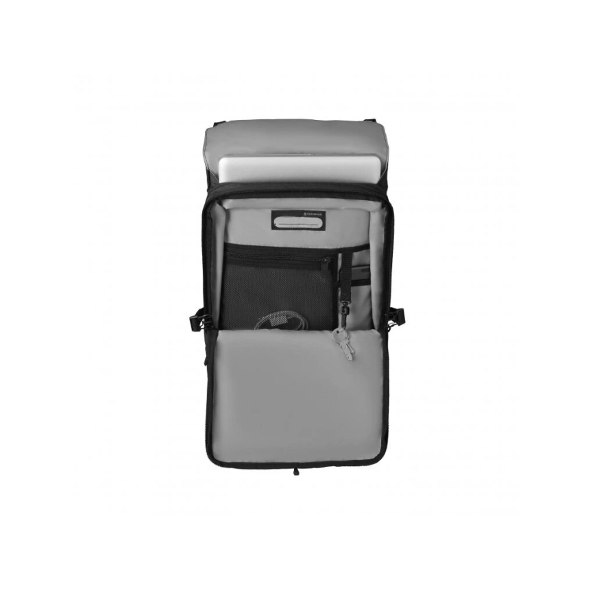 Victorinox - Nešiojamojo kompiuterio kuprinė 15,6" Altmont Original Flapover 11 l juoda