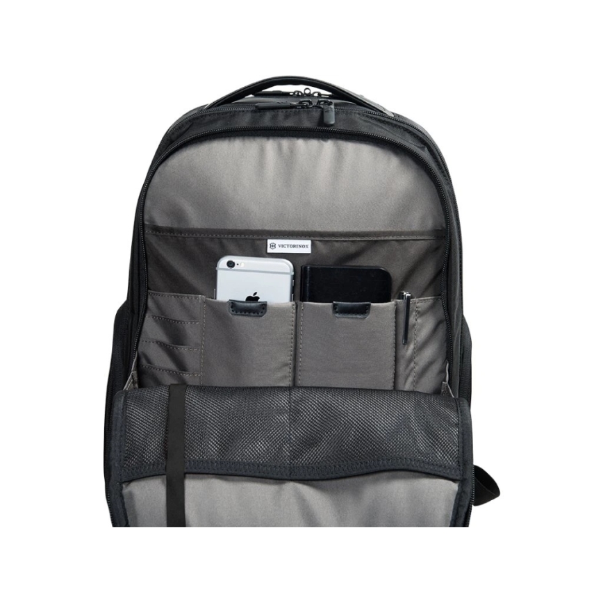 Victorinox - Nešiojamojo kompiuterio kuprinė 15,6" Essentials 22 l juoda