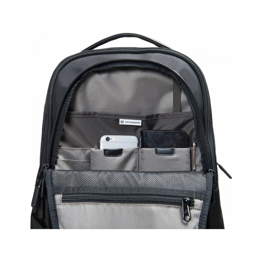 Victorinox - Nešiojamojo kompiuterio kuprinė 15" Compact 15 l juoda