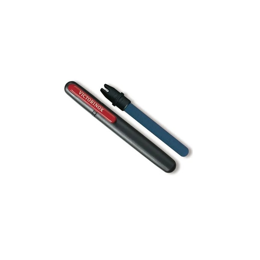 Victorinox - Peilių galąstuvas 23 cm juodas/raudonas