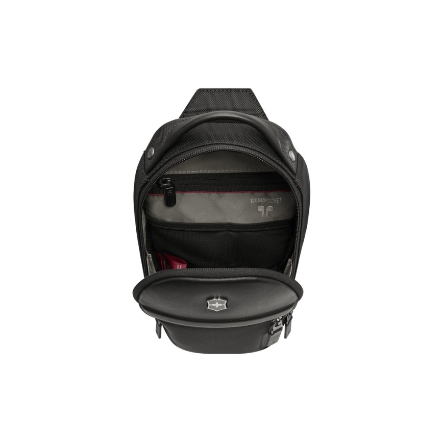 Victorinox - per petį nešiojamas krepšys Architecture Urban2 2 l juodas