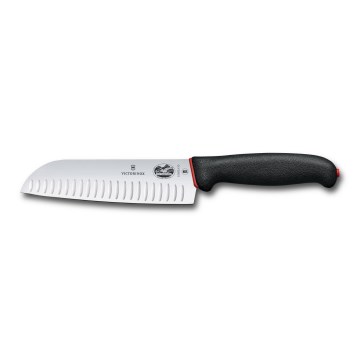 Victorinox - Santoku virtuvinis peilis DUAL GRIP 17 cm juodas