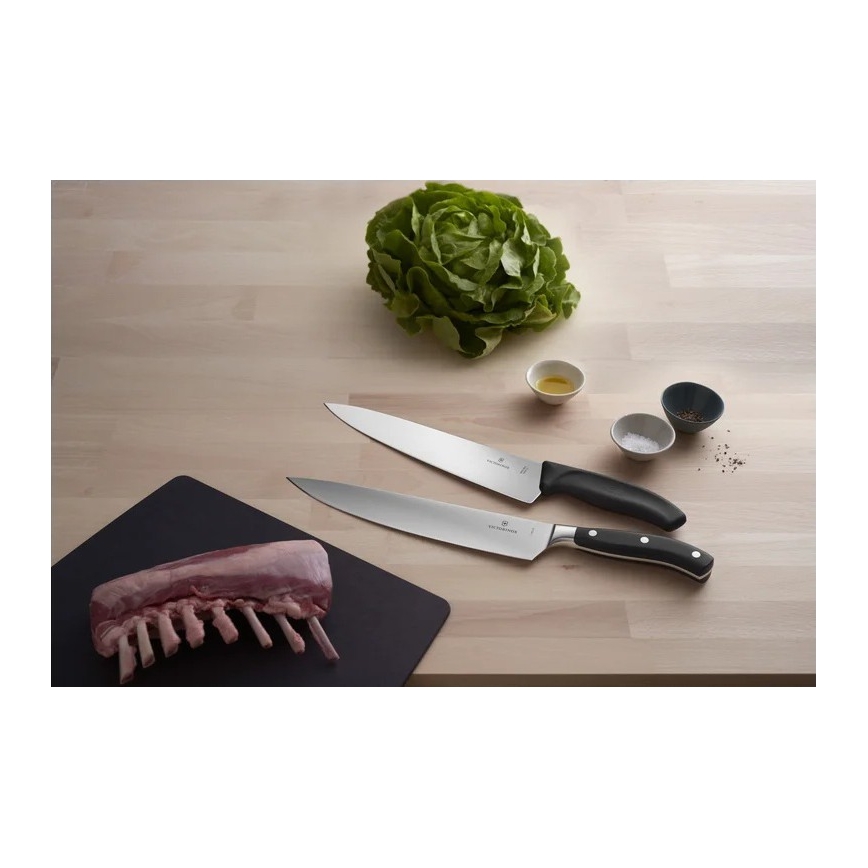 Victorinox - šefinis peilis GRAND MAITRE 25 cm juodas