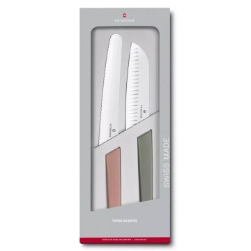Victorinox - spalvingas virtuvinių peilių rinkinys SWISS MODERN, 2 vnt.