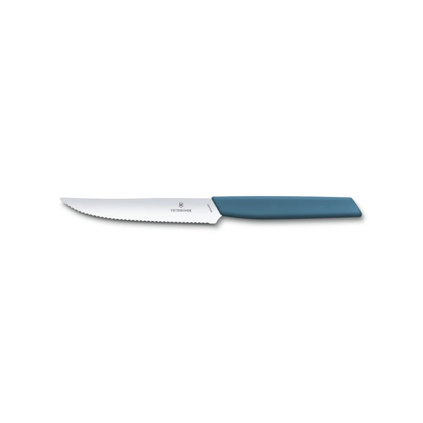 Victorinox - Stalo įrankių rinkinys SWISS MODERN, 12 vnt., mėlynas