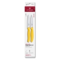 Victorinox - SWISS CLASSIC daržovių peilių rinkinys, 10 cm, 2 vnt., geltonas