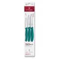 Victorinox - SWISS CLASSIC daržovių peilių rinkinys, 3 vnt., turkio spalvos