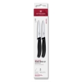 Victorinox - SWISS CLASSIC virtuvinių daržovių peilių rinkinys, 10 cm, 2 vnt., juodas