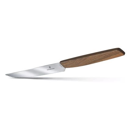Victorinox - SWISS MODERN steiko peilių rinkinys, 12 cm, 2 vnt., riešutmedis
