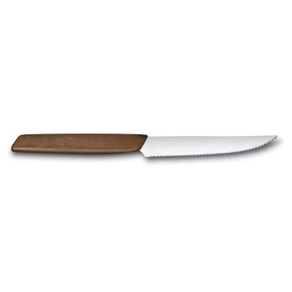 Victorinox - SWISS MODERN steiko peilių rinkinys, 12 cm, 2 vnt., riešutmedis